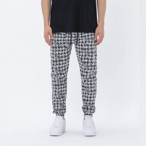 Zanerobe Black and White Jogger Sweatpants NWOT